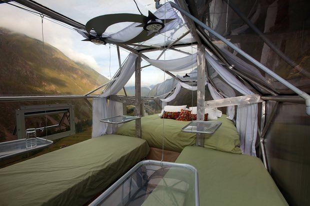 Отель Skylodge Adventure suites - самый экстремальный отель мира